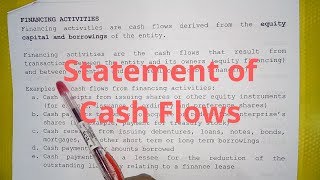 Lecture 07 Cash Flows Statement Accounting Cycle Fundamentals of Accounting [upl. by Eilasor]