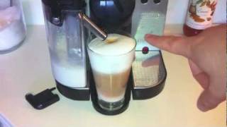 Nespresso DeLonghi Latissima EN 680 First Look and review with Latte Macchiato  english [upl. by Ferrick624]