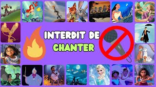 🚫🎶 Essaye de ne pas CHANTER 🎤🚫 quiz compilation DISNEY [upl. by Malva250]