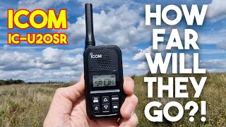 Icom ICU20SR Ultimate range tests [upl. by Marlene894]