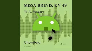 Missa Brevis KV 49 Sanctus Emphasised voice and other voices [upl. by Sartin]