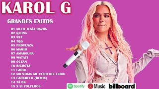 Karol G Mix 2023 Éxitos ⭐️ Las Mejores Canciones de Karol G ⭐⭐️ LO MAS NUEVO 2023 [upl. by Belden]