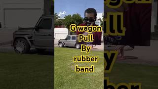 g wagon car pull by rubber bandviralshort [upl. by Sirraj64]