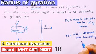 12 th science ch 1 Rotational dynamics lecture 18 Maharashtra boardmhtcet neet [upl. by Annawek138]