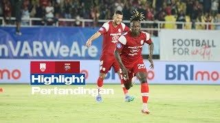 Highlight  PERSIS VS Borneo FC Samarinda  Pekan 8 [upl. by Strong]