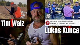 Tim Walz and Lukas Kunce teach us UNproper firearm trainingLOL [upl. by Yelahc]