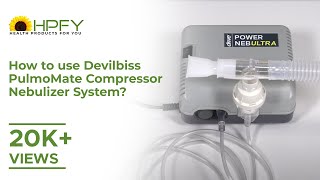 How to use Devilbiss PulmoMate Compressor Nebulizer System [upl. by Dody]