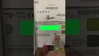 How to read an electricity meter Landis E470 type 5424 [upl. by Pontius]