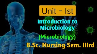 Introduction to Microbiology  microbiology bscnursing  medicotalibpoetry  nursingnotes [upl. by Rosane]