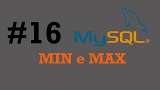 SQL 16  Funzioni MIN e MAX [upl. by Dulcia]