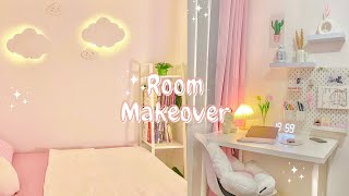 Dekorasi Kamar  Pink Cozy amp Aesthetic RoomMakeover [upl. by Ralph]