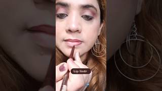 Brown Lip linerApplication  Easy [upl. by Lorinda]