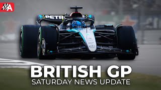 An AllBritish OneTwoThree  F1 British Grand Prix Saturday Update [upl. by Horsey]