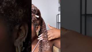 Using OMG Curl Creme by Kreyol Essence curlyhair [upl. by Darnoc]