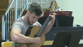 Mauro Giuliani  Larghetto opus 50 no 17 Andy Cloutier  guitar Strathroy United Church [upl. by Aun720]