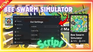 Bee Swarm Simulator Script GUI  Hack AUTOFARM INFINITE HONEY OP [upl. by Eal]