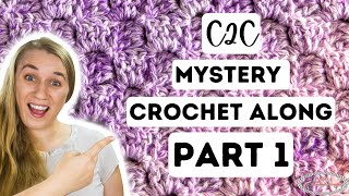 How to C2C Crochet Part 1 of the Mystery Crochet Along [upl. by Steffy593]