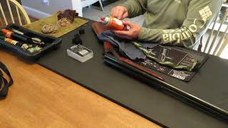 Savage Arms  Fox B  Series H  20 Gauge double barrel shotgun cleaning with a Boresnake [upl. by Eniar]