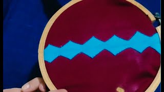 Basic Applique Work Tutorial for Beginners  Applic Work Aplic Work  Step by Step Guide [upl. by Odlavso565]