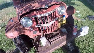 Willys Truck Take 16 Christine Behavior amp Clutch Issue [upl. by Ihcehcu]