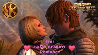 SWTOR  Full Lana Beniko Romance Jedi Knight Extended [upl. by Narat]