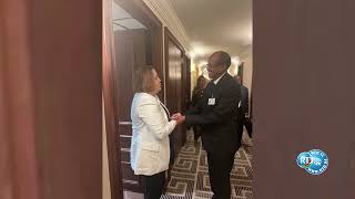 Le MAECI Mahmoud Ali Youssouf rencontre Molly Phee Assistant du Bureau des affaires africaines [upl. by Levison71]