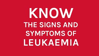 Signs and symptoms of leukaemia [upl. by Sasnak]