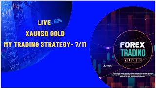 Live XAUUSD GOLD My Trading Strategy 711 [upl. by Wester]