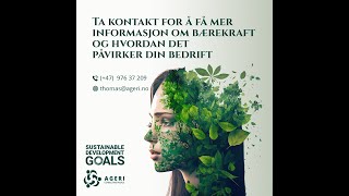 Bærekraft med AGERI [upl. by Ignatia]