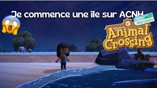 Je commence une île sur animal crossing new horizons  🏕️🏝️ [upl. by Hannahc]