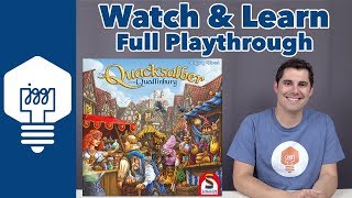 Watch amp Learn Die Quacksalber von Quedlinburg  Full Playthrough [upl. by Ayatan]