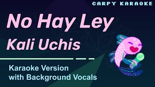 Kali Uchis  No Hay Ley Karaoke [upl. by Kiley]