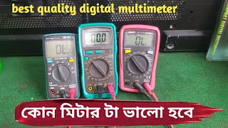 proskit MT1210 ZOTEK ZT102 LNIT UT33 digital mulitmeter reviem [upl. by Haleehs]