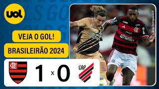 FLAMENGO 1 X 0 ATHLETICOPR  CAMPEONATO BRASILEIRO 2024 VEJA O GOL DE GERSON [upl. by Eislrahc]