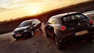 Spaardieseltuning Seat Ibiza 12 TDI versus Alfa Romeo Mito 13 JTD [upl. by Naivaj]