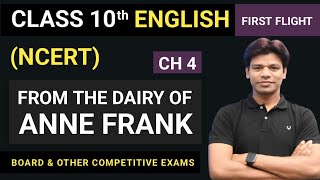 FROM THE DAIRY OF ANNE FRANK  CLASS 10  NCERT BOOK  FULL CHAPTER EXPLAINED  BY SALIM SIR [upl. by Timms]