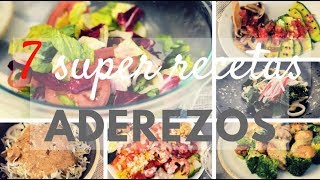 7 SUPER RECETAS DE ADEREZOSㅣAderezos para las Ensaladas [upl. by Odidnac]