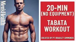 20Minute Fully Body Tabata Workout Zero Equipment  Men’s Health UK [upl. by Haisoj683]