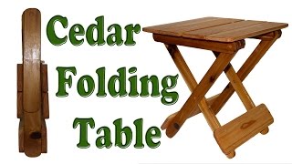 How To Make A Folding Table [upl. by Ahsekim]