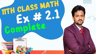 11th class math chapter 2  1st year math chapter 2 exercise 21  exercise 21 complete [upl. by Damalis]