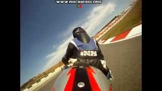 APRILIA RS 250  Rear POV Trackday [upl. by Nagram]