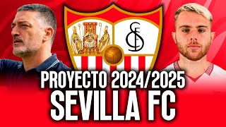 RECONSTRUCCIÓN SEVILLA FC 20242025  Proyecto con fichajes salidas y alineación [upl. by Abba]