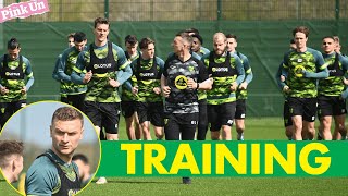 Norwich City Training  Billy Gilmour back involved  The Pink Un [upl. by Harad]