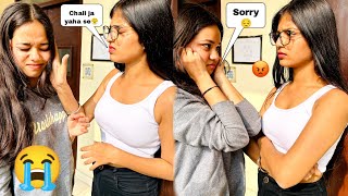 ANGRY PRANK ON BEST FRIEND 😠 ll she got emotional 😭 [upl. by Dorene]