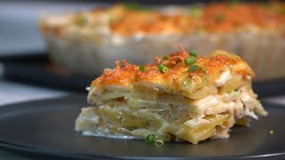 Potatoes Au Gratin DELICIOUS COMFORT food CLASSIC with a twist [upl. by Dnalyar]