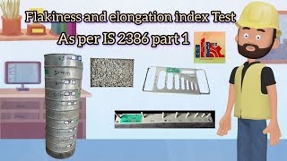 Flakiness and Elongation index test in Hindi [upl. by Enibas]