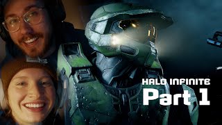 Married Couple Plays Halo Infinite Campaign for the FIRST TIME  Playthrough and Reaction  Pt 1 [upl. by Ruel]