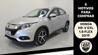 HONDA HRV EXL 2019 A suv japonesa super confiável econômica e bonita vale muito a pena [upl. by Dibri]