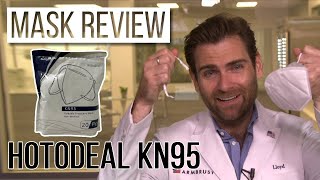 This is very exciting folks  HotoDeal KN95 Foldable Protective Face Mask Review [upl. by Heyde]