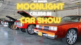 1st Annual Moonlight Cruise In Car Show 2024 [upl. by Anahsat828]